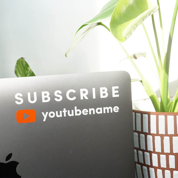 Personalised Subscribe Youtube Sticker