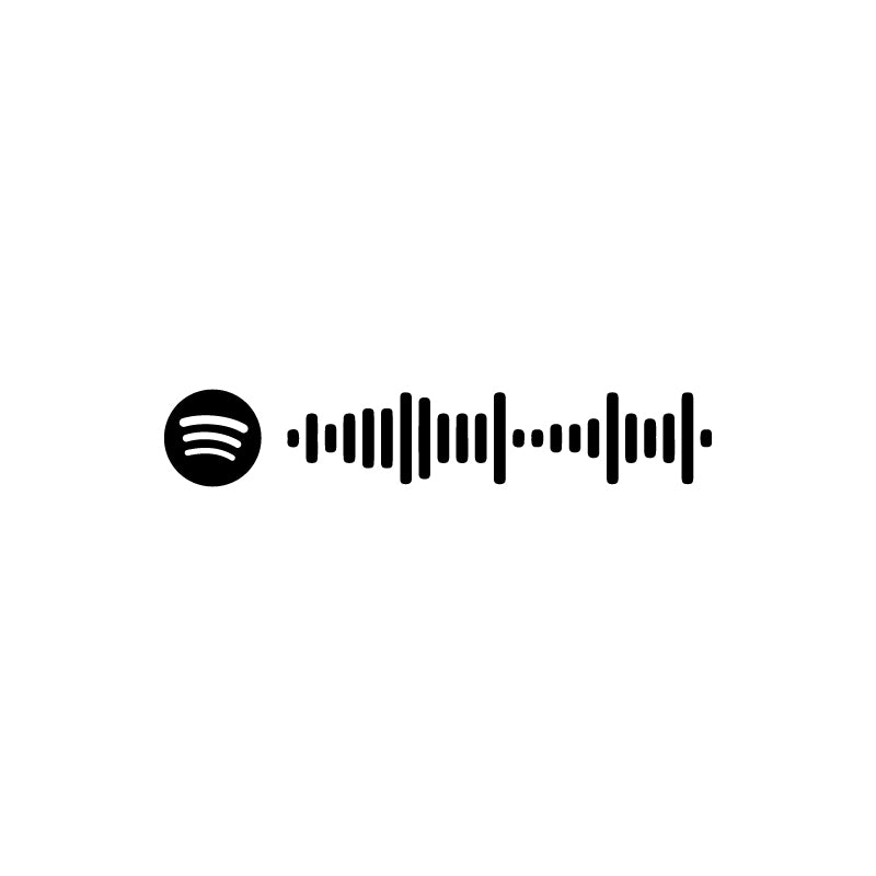 Custom Spotify Song Code Decal Sticker - Premium Vinyl Stickers