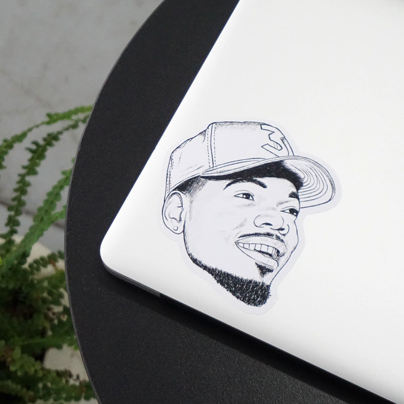 Chance The Rapper Printed Sticker
