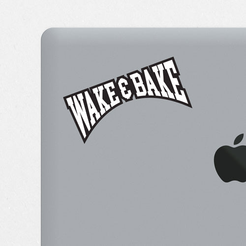 Wake & Bake Printed Sticker