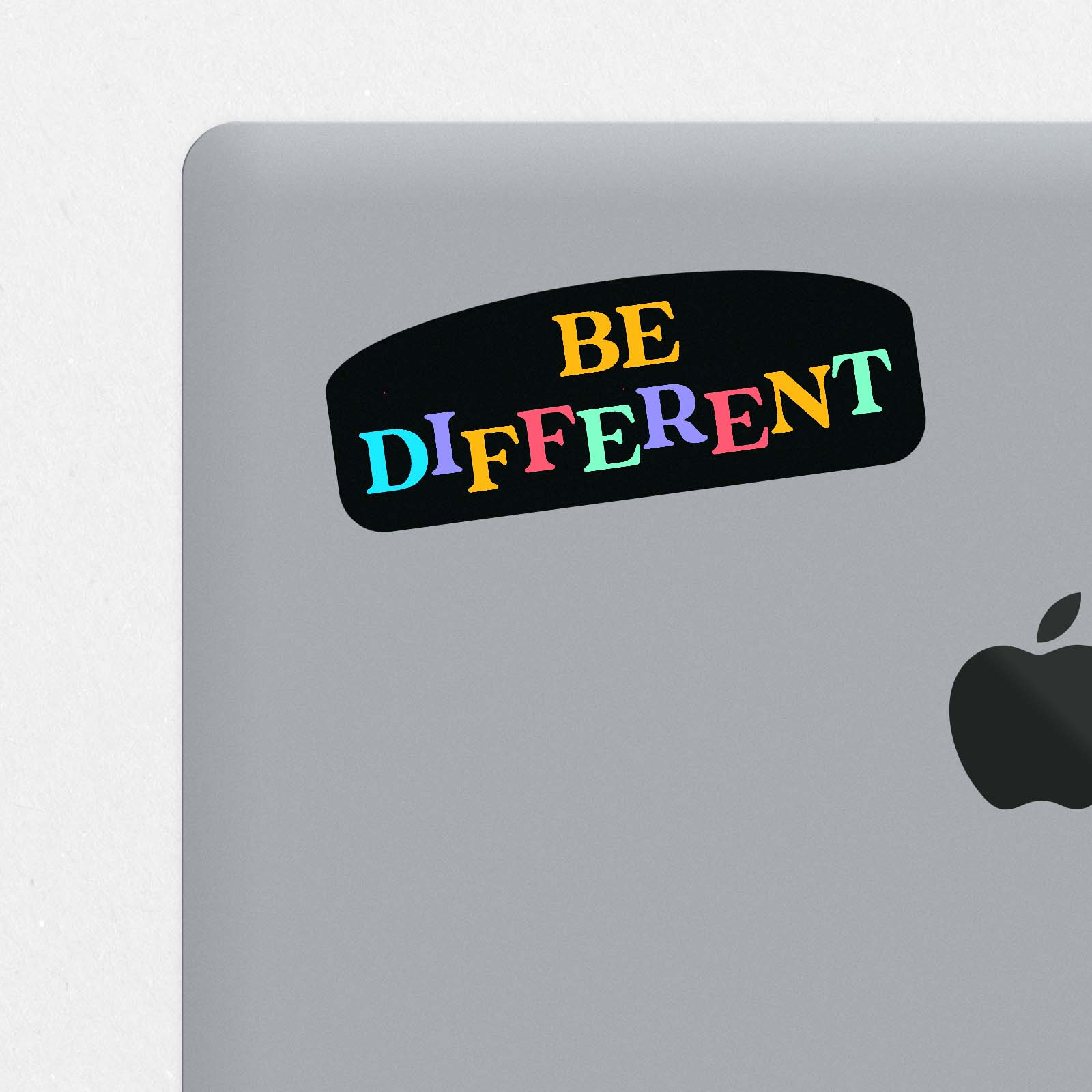 x2 Be Different Printed Stickers