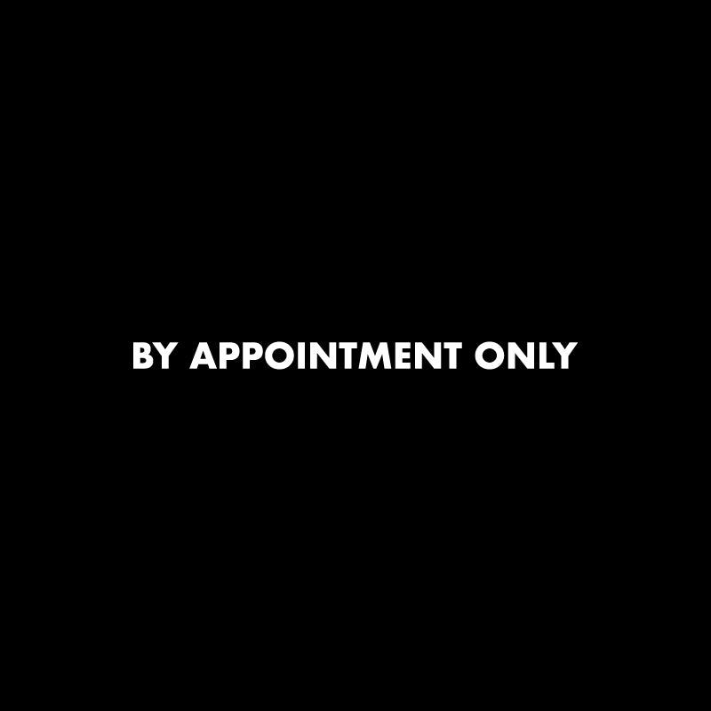 By Appointment Only Shop Window Decal Sticker