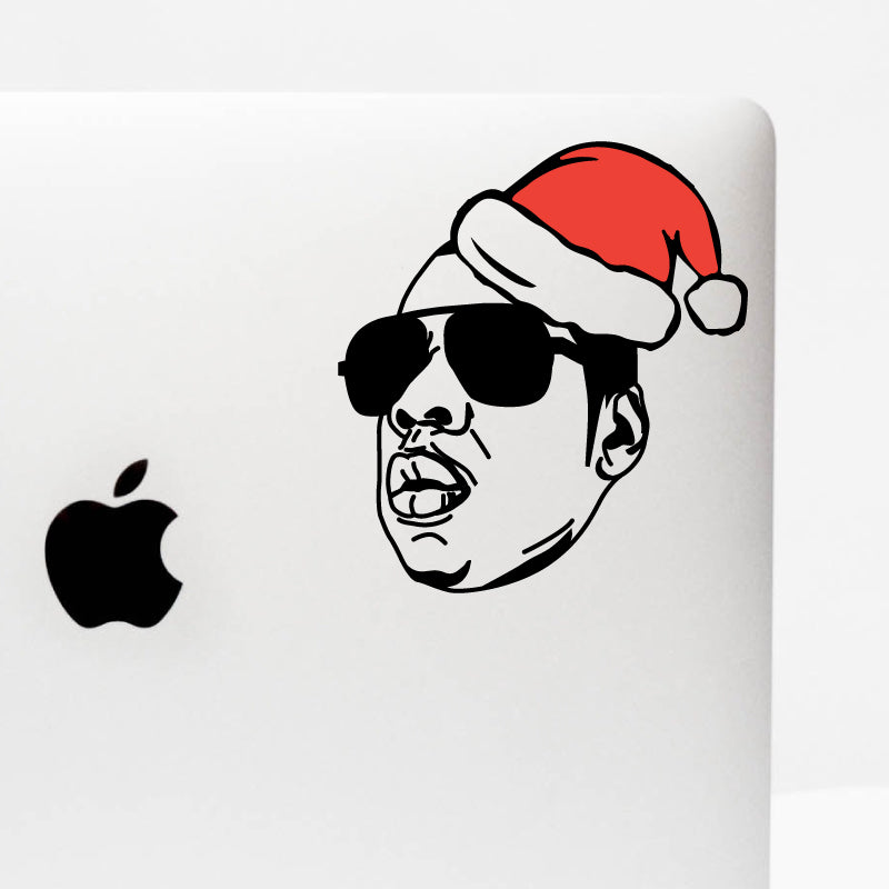 CHRISTMAS HAT JAY-Z Decal Sticker