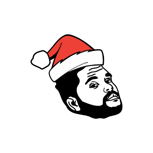 CHRISTMAS HAT THE WEEKND Decal Sticker